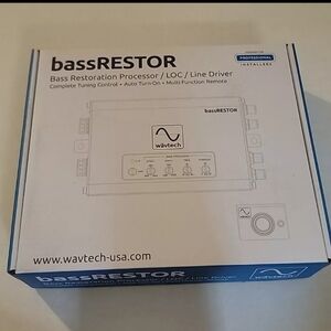COPY - Wavtech bassRESTOR - Bass Restoration w/Subsonic Filter and remote level…